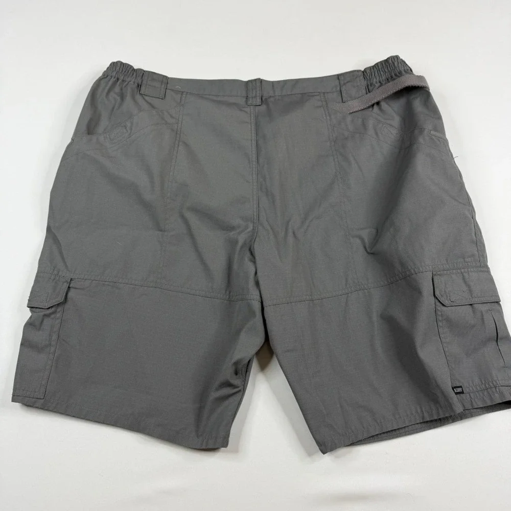 5.11 Tactical Cargo Shorts Mens 50 Gray Ripstop Multi-Pocket Utility Hiking